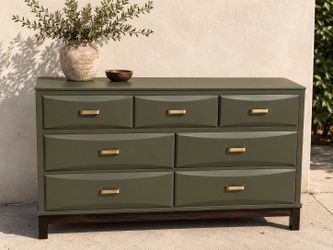 Willow Ridge 7 Drawer Dresser by Ashley Furniture | Mountain Olive & Wood