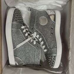 Christian Louboutin Lou Spikes Flat