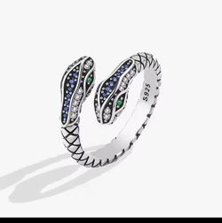 sterling silver  snake ring 