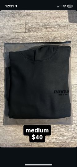 Size medium stretch limo essentials hoodie