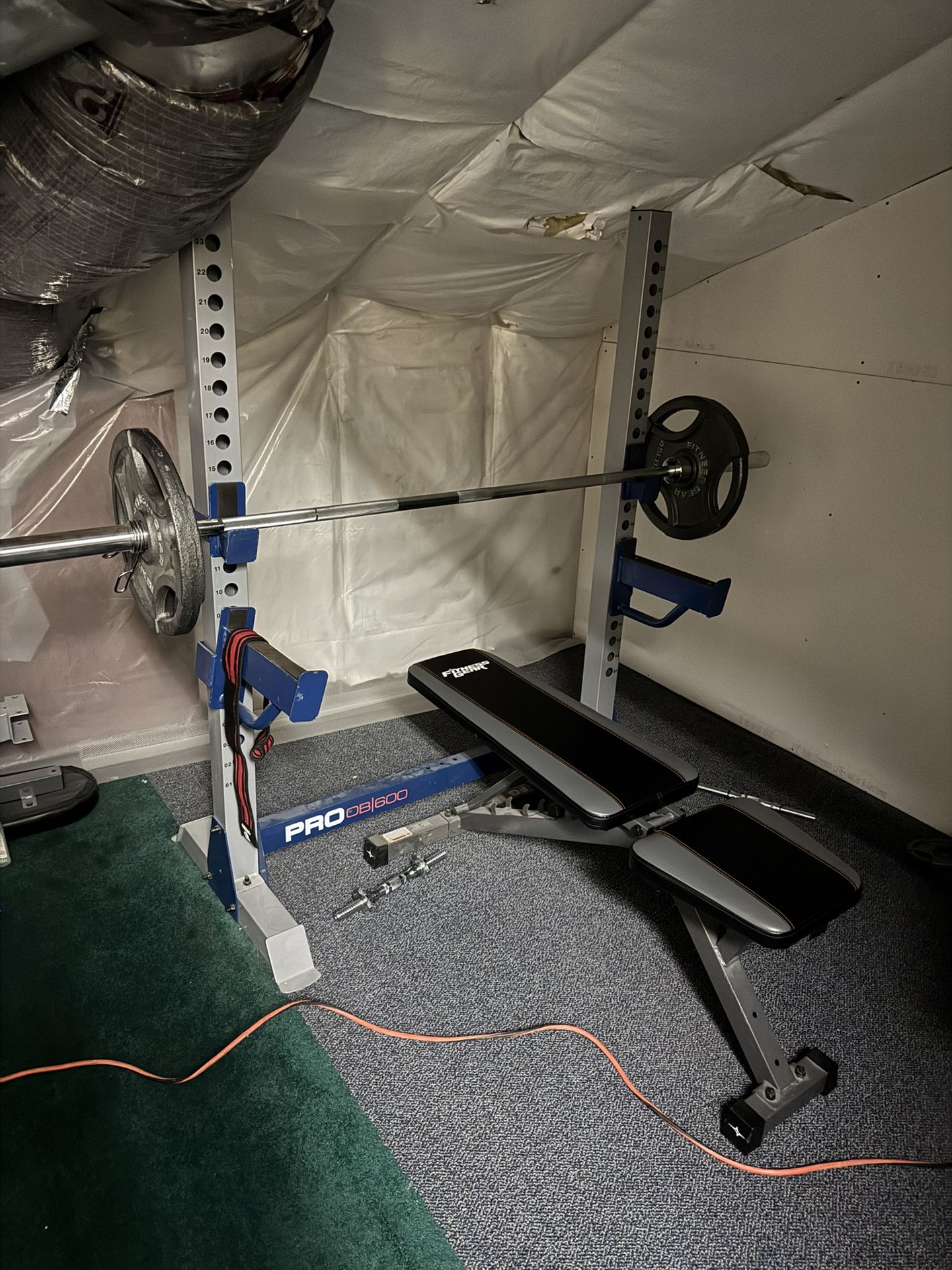 Weight Bench With Bars