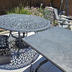 Patio Tables And Matching Chairs For Outdoor