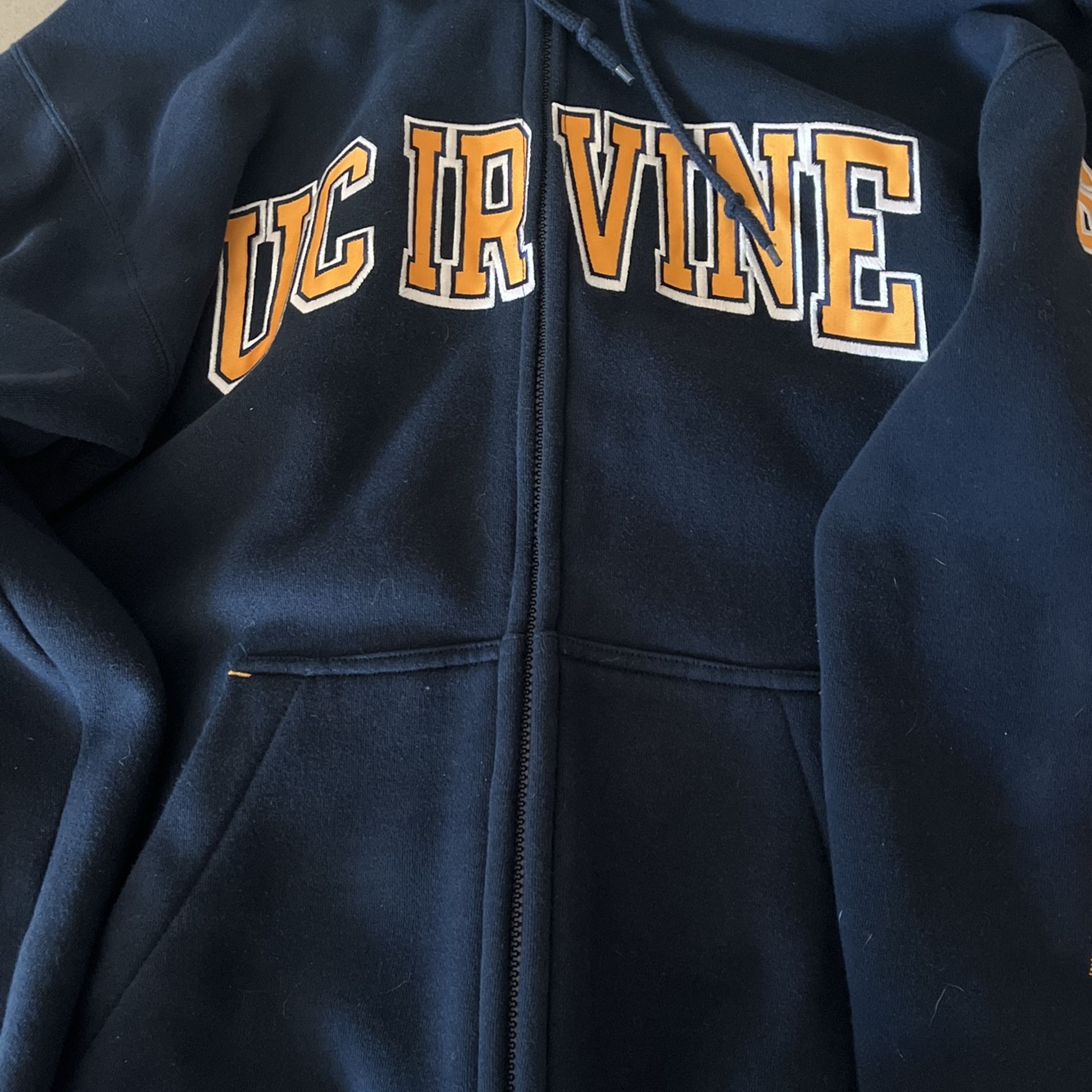UC Irvine Hoodie Jacket/Zipper Size M