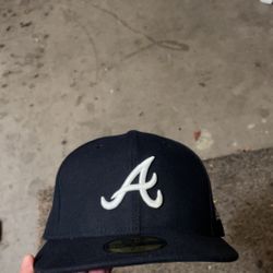 Atlanta braves bat navy blue