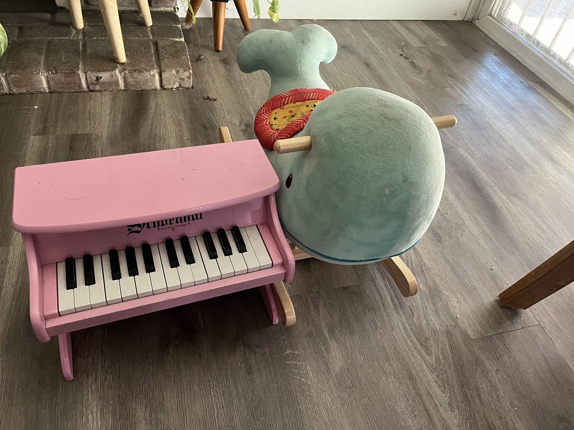 FREE Whale Rocker And Pink Piano