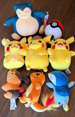8 PC Pokemon Plush Lot