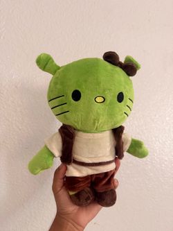 shrek hello kitty style plushie