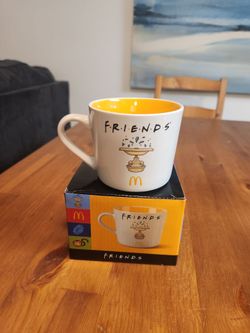 NEW IN BOX McDonalds Friends Series Highly Collectible Ceramic Coffee Mug - Fountain (SE San Diego)