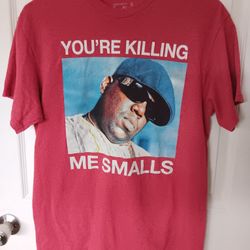 Biggie Small Your Killing Me Tshirt Size Medium 