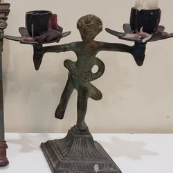 Antique Cherub Candelabra