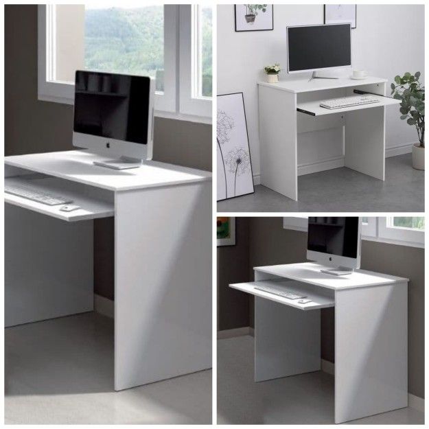 Ikea White Desk With Key Board Drawer Excellent Condition