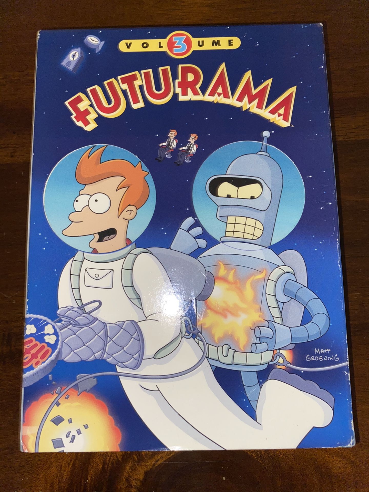 Futurama Vol 3 Missing 1 disk 3/4 Great Condition No Scratches