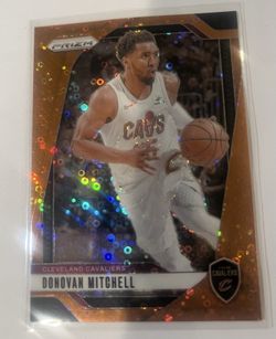 2024-2025 Donovan Mitchell #155 Fast Break Orange Prizm /125 🔥🔥🕷️😱💯💪🏀