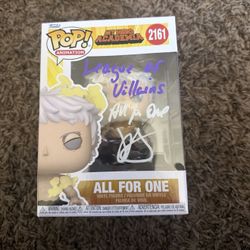Funko Pop! Vinyl: My Hero Academia All for One #2161 Signature Series 19/25