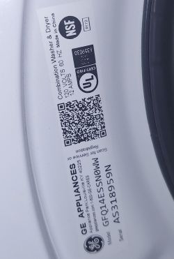 GE Front Load Washer Dryer Combo