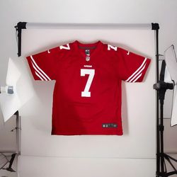 Colin Kaepernick On Field 49Er NFL Football Jersey Unisex Size Large Red & White