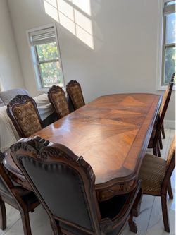 Dining table with chairs