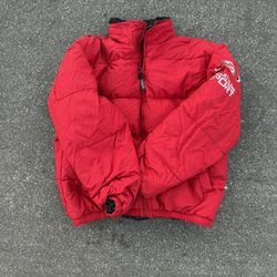 Structure Sport Red Puffer Jacket 