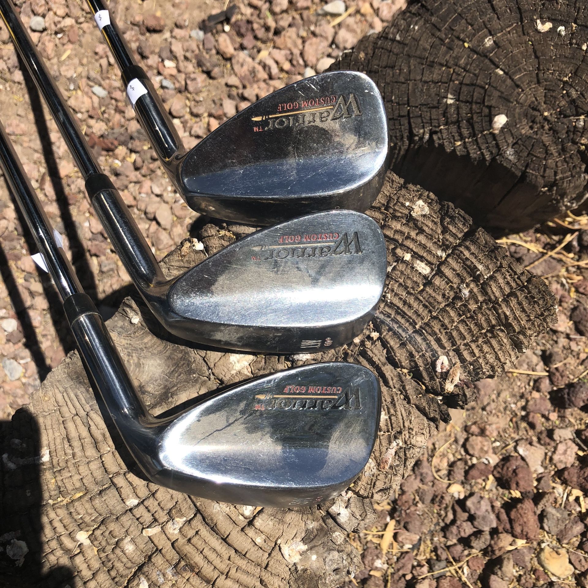 Warrior Golf Three Wedge set Great Shape
