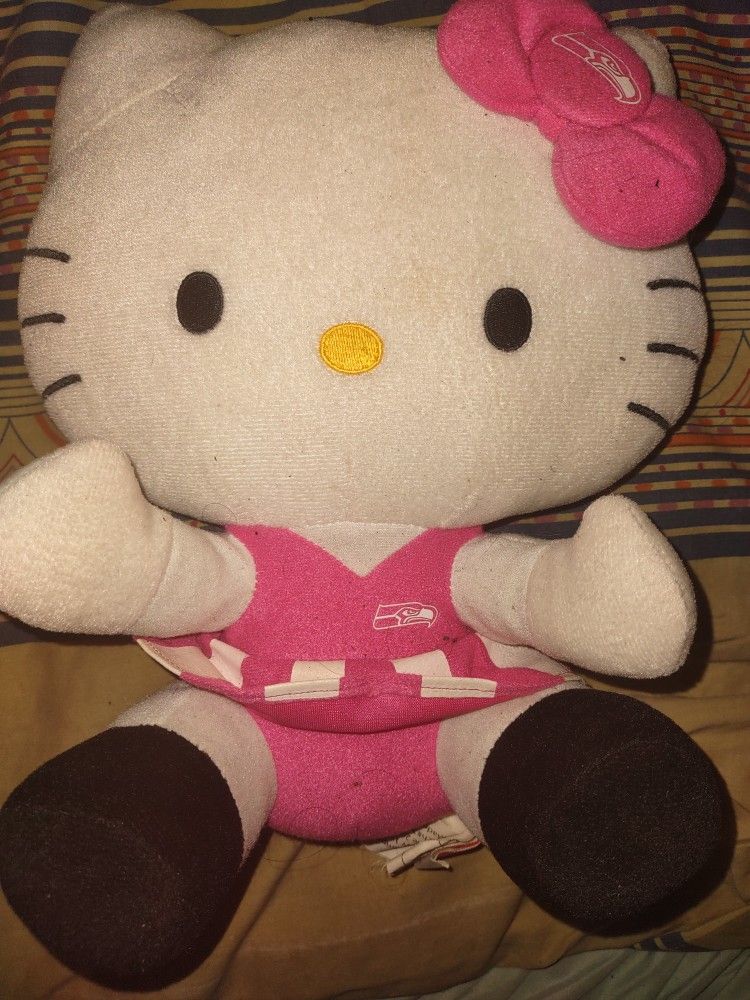 Seahawks Hello Kitty Plush