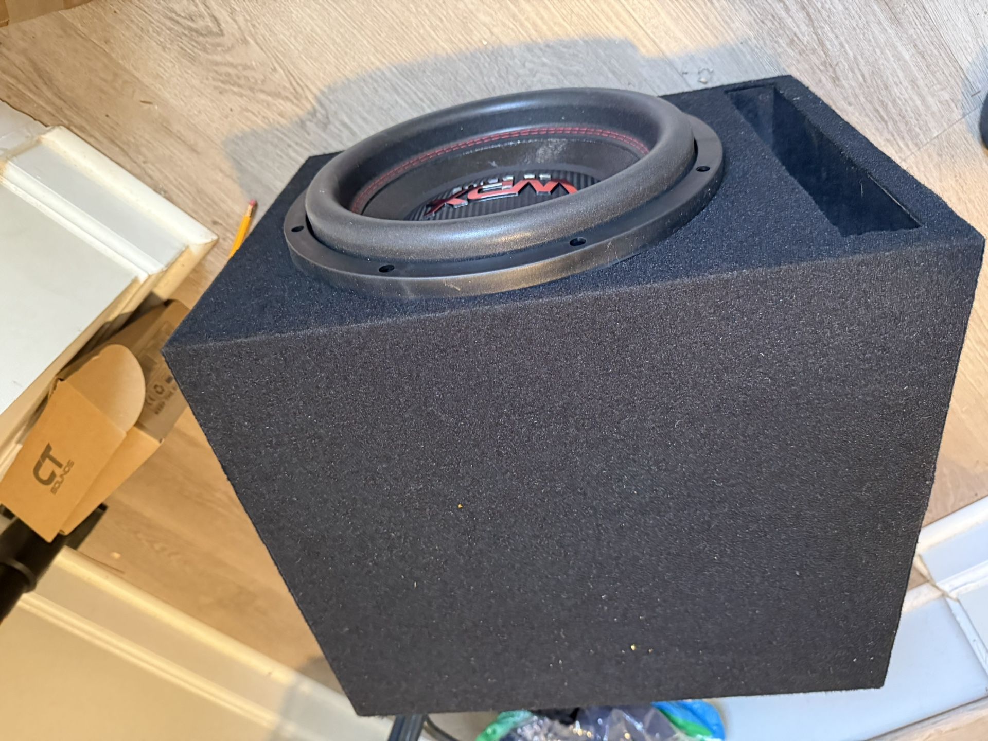 Car Amp And Speaker With Wiring Full Set