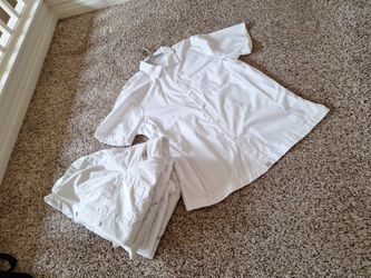 5 Long-sleeved Chef Coats & 1 Steward Button Up