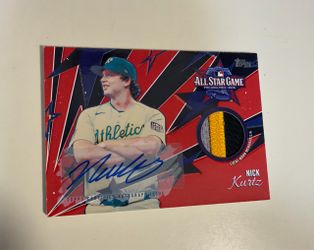 Nick Kurtz Topps All Star Game Autograph Relic Card /10
