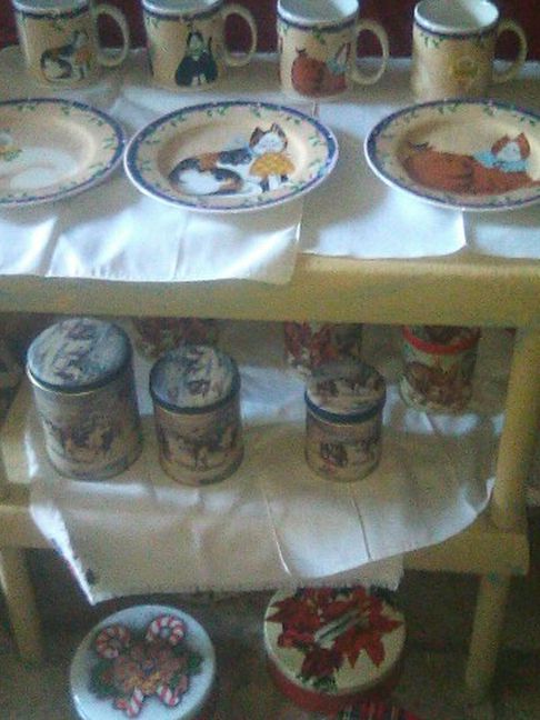 All Cat Kitty Plates And Cups