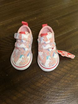 Vans Baby Sneakers Pink Unicorn New With Tags Size 4
