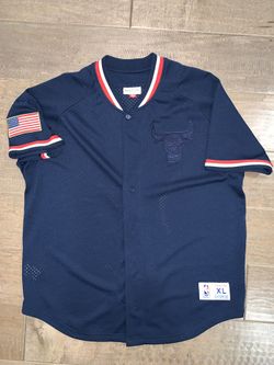 Mitchell & Ness Chicago Bulls Baseball Jersey Men’s Size XL