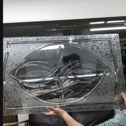 Beautiful etched piece of glass