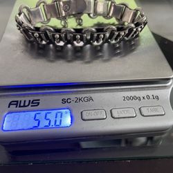 Hector Aguilar Sterling Silver bracelet 7.5 Inches 