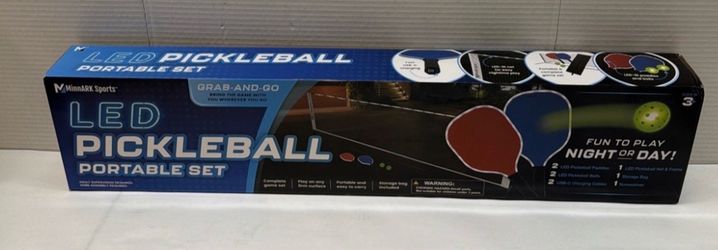 Led pickleball portable set