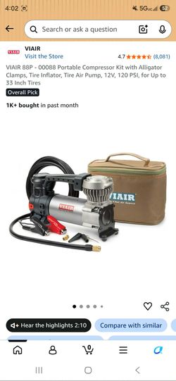 Portable compressor kit, new