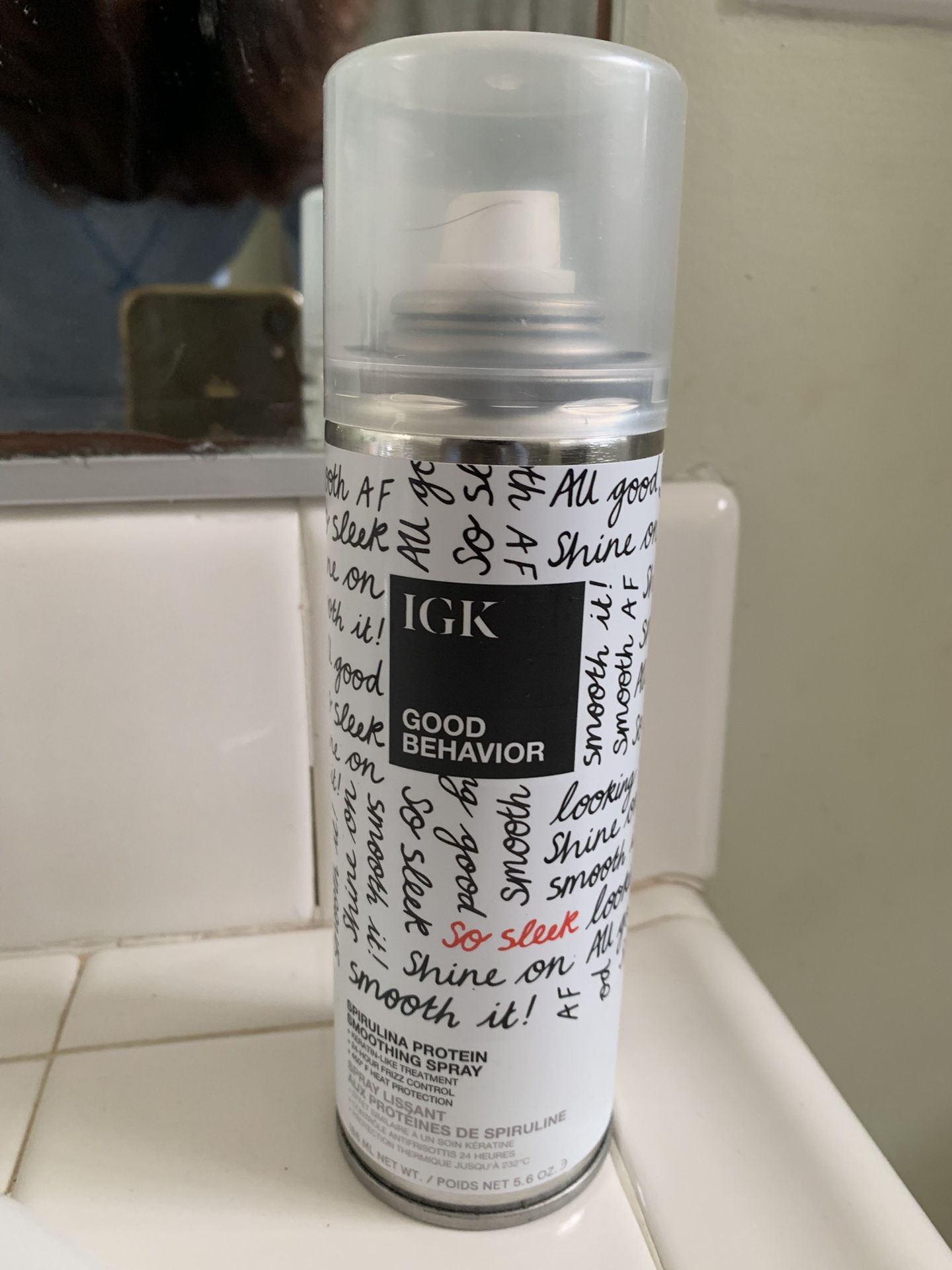 IGK Good behavior Spirulina Protein Smoothing Spay
