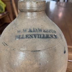W.W. & D.W. Eston Ellenville NY 1 Gallon Jug