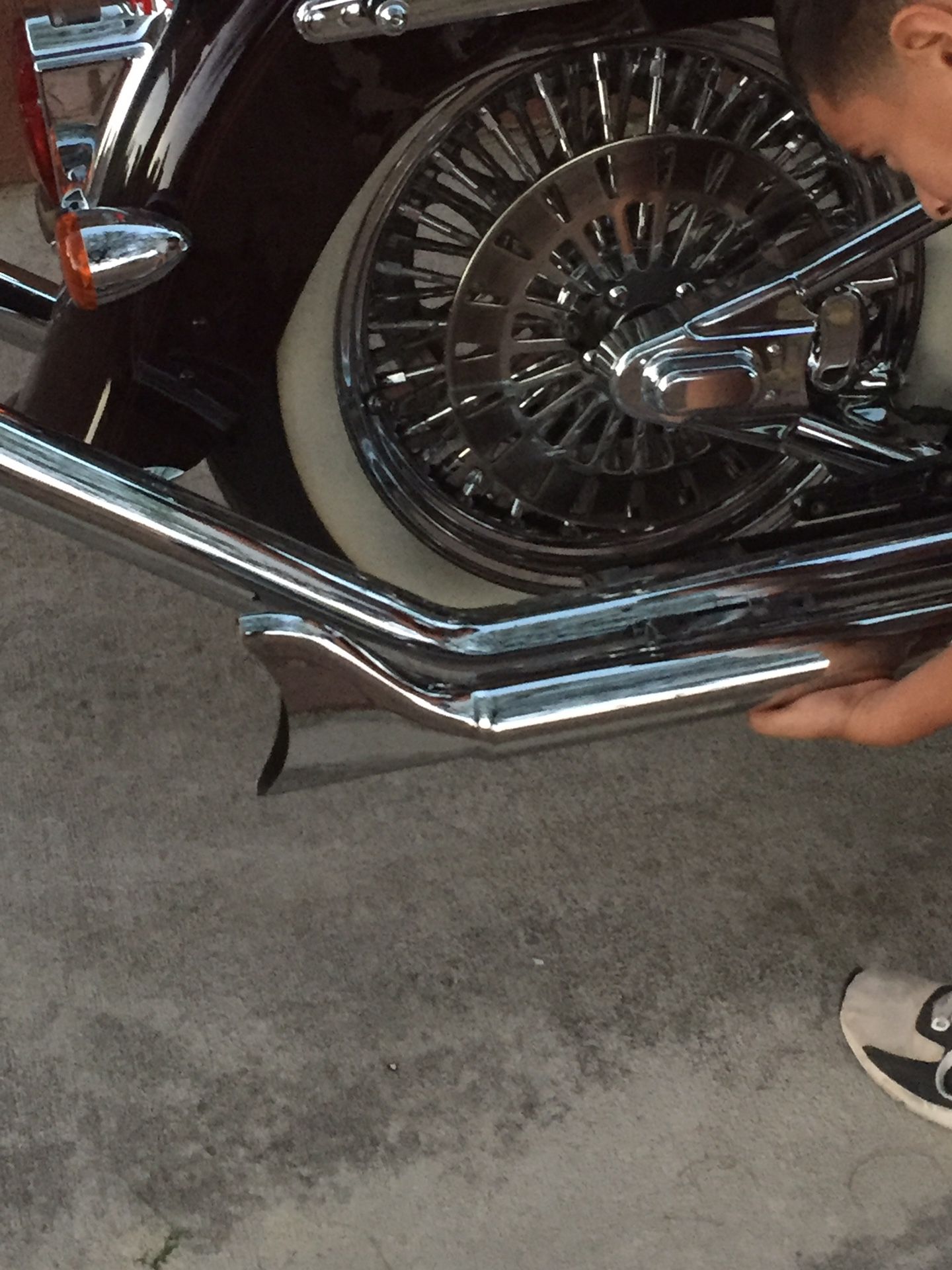 Harley Davidson Fishtail exhaust pipes