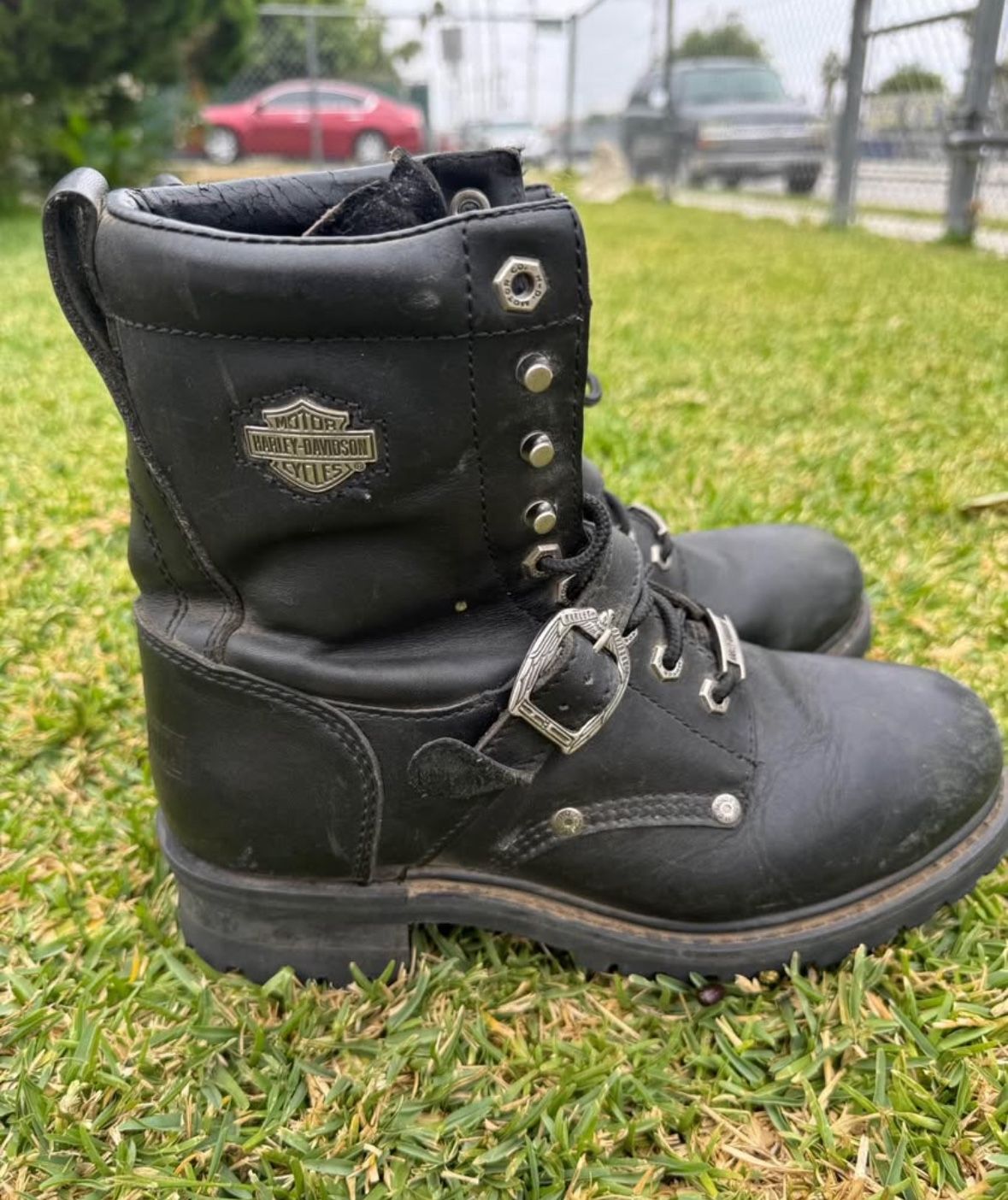 Harley Davidson Faded Glory Men Motorcycle Boot - Size 9