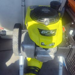 pressure washer and water tank 