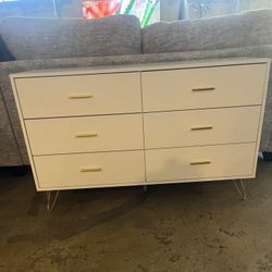 Dresser White . Very New .