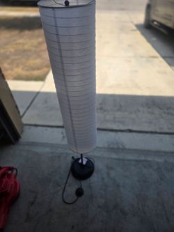 Tall Paper Shade Floor Lamp