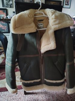 Acne Studios Shearling Leather Jacket