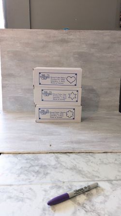 Vintage pampered chef bread tube baking molds new