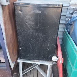 Mini refrigerator.