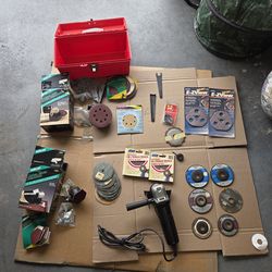 Angle grinder and accessories