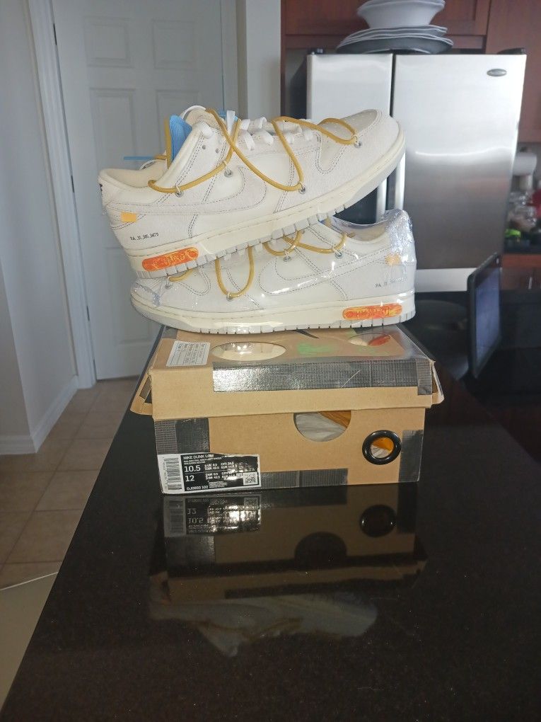 Nike Dunk Low Off White Lot 34 Of 50