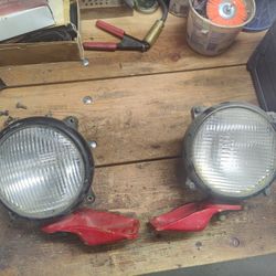 Old  (Guide )Tractor Work Lights 