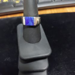 Blue Lapis Men's Ring Sz 9 8.7mm