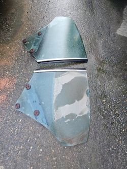 1968 impala custom or caprice rear quarter glass & trunk torsion bars