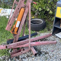 8 ton long ram engine hoist